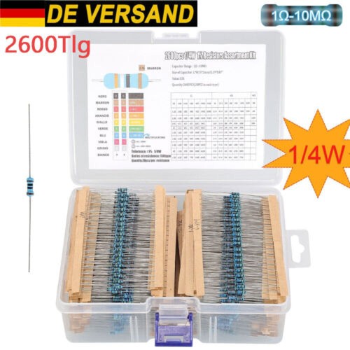 2600stk widerstände - 2600stk,