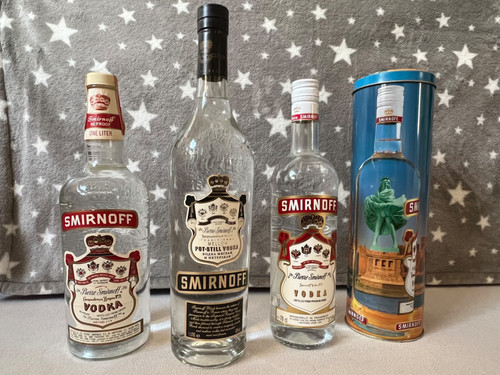 Flaschen alte smirnoff - 4,