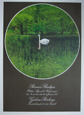 Reimer Riediger: Plakat handsigniert Ölbilder Aquarelle Radierungen 1976-77