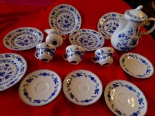 15 Teilig-Zwiebelmuster Wellco Design Krefeld , Gedeck für 4 Personen W-15