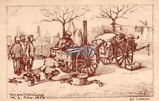 Künstler-AK Unsere Feldküche