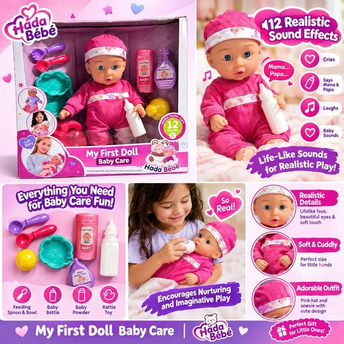 First doll baby pflegeset - my,