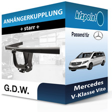 G.D.W. Anhängekupplung starr