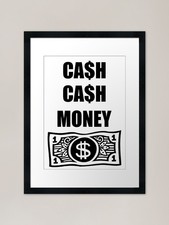 Bargeld Geld Gerahmter