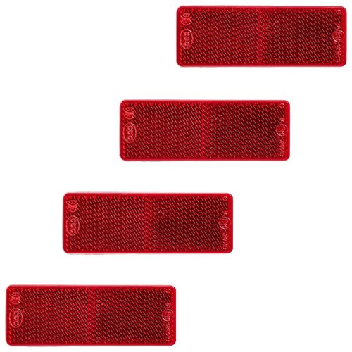 Roter reflektor rot - 4x,