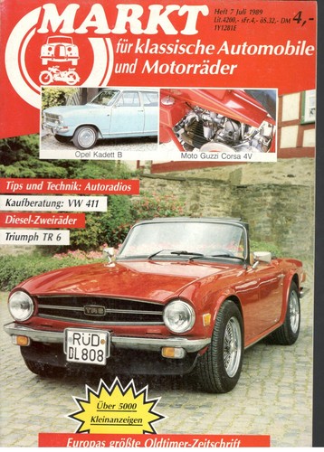 Oldtimer markt heft 1989 - oldtimer-,