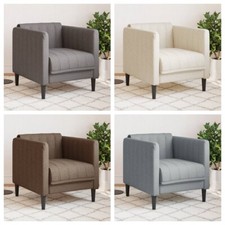 Sessel Kunstleder Wildleder-Optik Loungesessel Clubsessel Cocktailsessel Stuhl