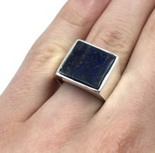 925 Silber Ring Lapislazuli