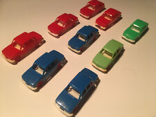 1:87 DDR VEB Plastik Sonneberg Mini Car Wartburg 353 weise Räder Trabant Skoda