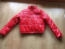 Glanznylon Jacke in rot Neu