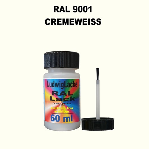 Ral 9001 cremeweiss - cremeweiss, seidenmatt