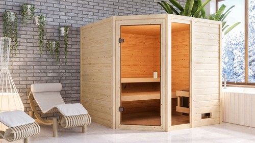 Sauna 38mm massivholzsauna - sauna,