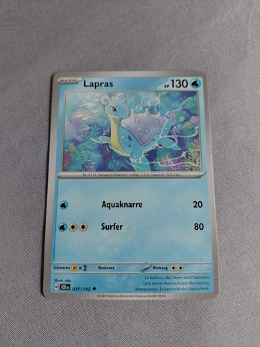 Pokémon karte lapras - pokémon,