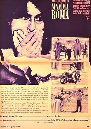 Original ddr filmplakat mama - -,