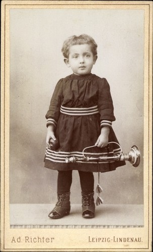 Cdv kinderportrait kleinkind - cdv, kinderportrait,