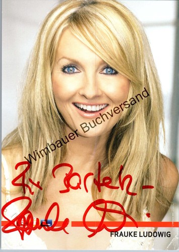 Original autogramm frauke - autogramm,