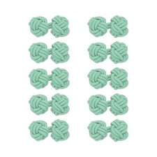 5 Paar Seidenknoten