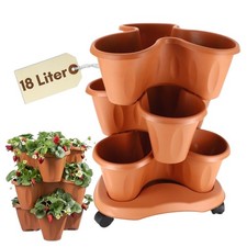 Pflanzturm Erdbeerturm 3er Set