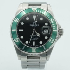 ROBERT OCTOPUS AUTOMATIK HERREN UHR 40MM STAHL MIT STAHL BAND