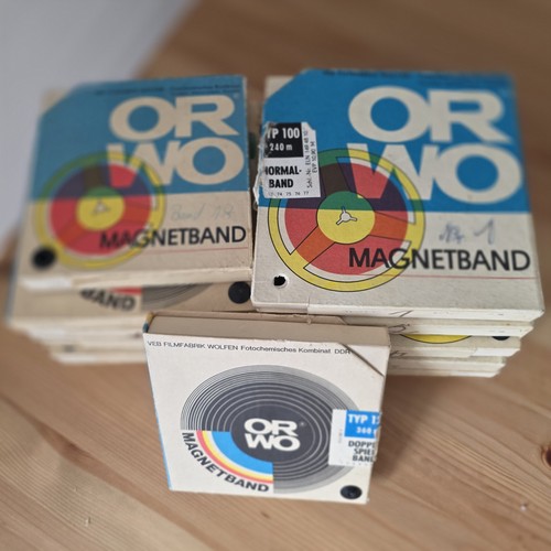 Orwo magnettonband - orwo,