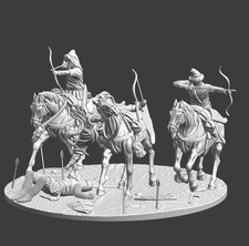 54mm Medieval Steppe Warriors