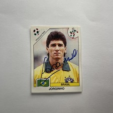 Panini Italia 90 WM90 Italia WC JORGINHO ungeklebt Original Signiert 