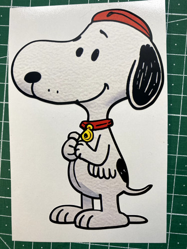 Snoopy mit cap digitaldruck - snoopy,