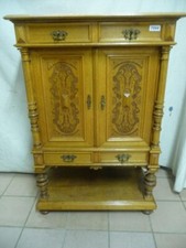 7094.      Altes Gründerzeit Vertiko Schrank  Original Vertiko massiv Eiche