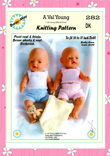 Puppen strickmuster 282 - 1,
