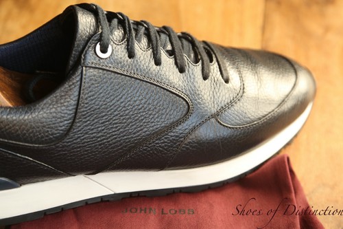 John lobb navy - blue, grain