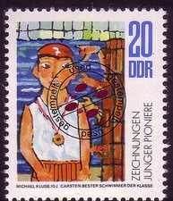 1993 Junge Pioniere 20 Pf, O