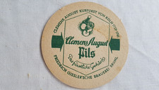 Alter Bierdeckel Friedrich Giessler'sche Brauerei Brühl Clemens August Bier