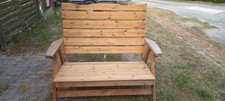 gartenbank  vollholz gebraucht klappbar