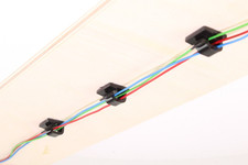 Mini Kabelhalter Kabelclipse H0 Spur N 50 Stück Modelleisenbahnanlagen bahnwaren