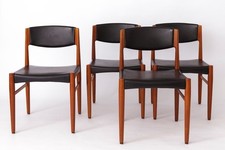 Set of 4 Grete Jalk Teak Dining Chairs for Glostrup, 1960s | Danish Mid-Century