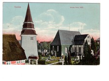 Hedi Chrom AK Curslak Kirche anno 1603 Friedhof Gruss aus Vierlanden (1908)