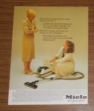 Seltene Werbung vintage MIELE