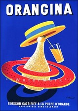 Orangina Drink Vintage Poster