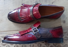 Melvin & Hamilton Schuh Slipper Loafer Collage Budapester braun rot NEU 37