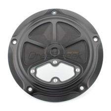 Schwarz Kupplungsdeckel Derby Cover für Harley Road Glide King FLHX 2014-23 CNC