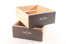 2 x alter Holzschubladen