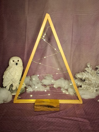 Weihnachtsdeko holz mit - led,