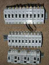 Siemens  Sicherungsautomaten16A B/FI Schalter2 polig25A / Neozed 3 Polig63A