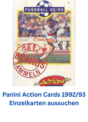 Panini action cards bundesliga - action,