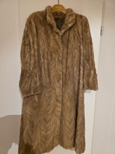 Pelzmantel Nerz, Beige, Gr