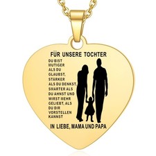 Halskette Tochter Herz