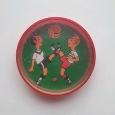 Altes Geschicklichkeitsspiel Spielzeug retro vintage Kugeln Fußball Ball Geduld
