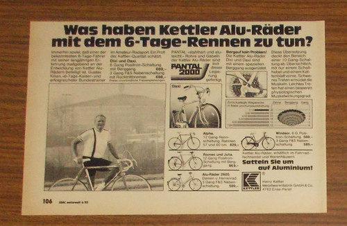 Seltene werbung kettler - seltene,