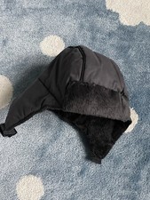 HUGO BOSS Kinder Mütze Pilotmütze Uschanka KU 48 Grau