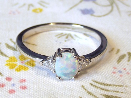 Opal ring 925 sterling silber - opal,